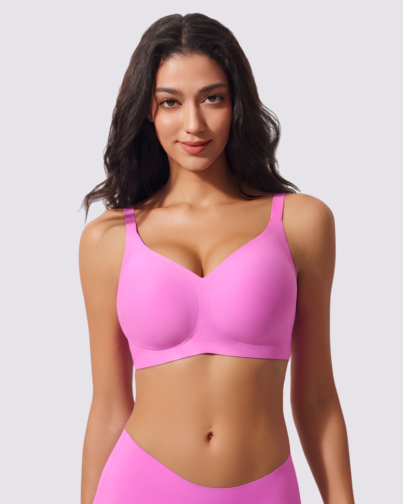 Amara – Fuschia Wireless Everyday Lift Bra