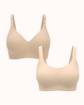 Everyday Neutrals Bundle - Vera & Luna Beige Seamless Wirefree Bras