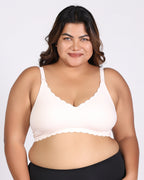 MamaEase Seamless Wirefree Padded Nursing Bra