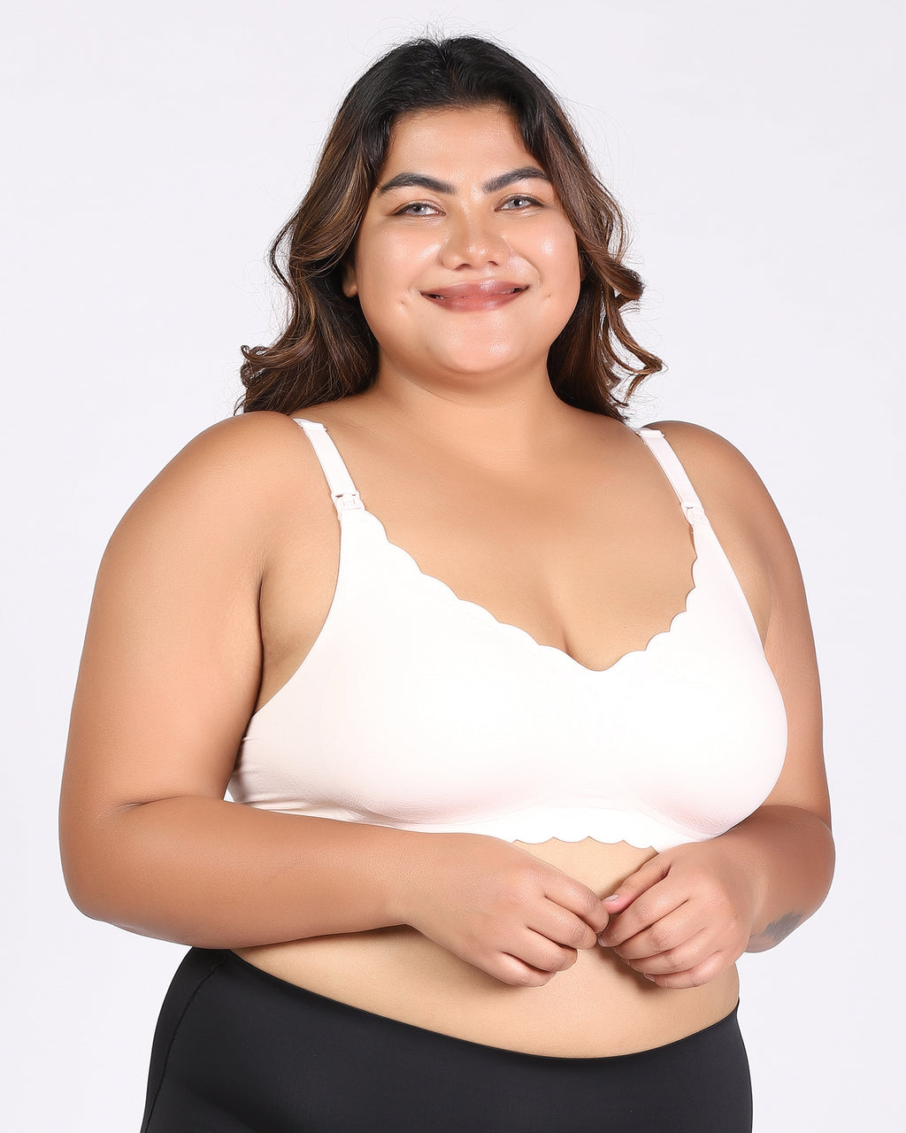 MamaEase Seamless Wirefree Padded Nursing Bra