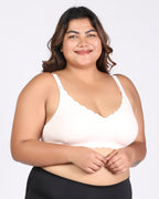 MamaEase Seamless Wirefree Padded Nursing Bra