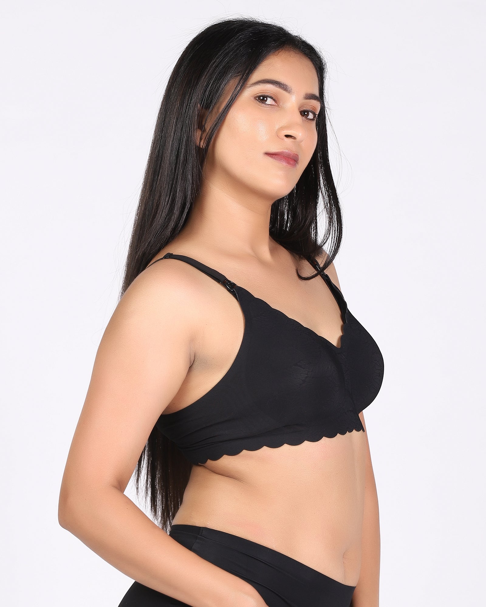 MamaEase Seamless Wirefree Padded Nursing Bra
