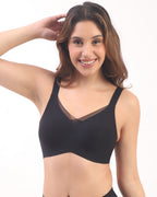Bello – Wireless Black Bra for Everyday Comfort