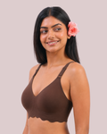 Diana – Brown Seamless Wireless All Day Bra in