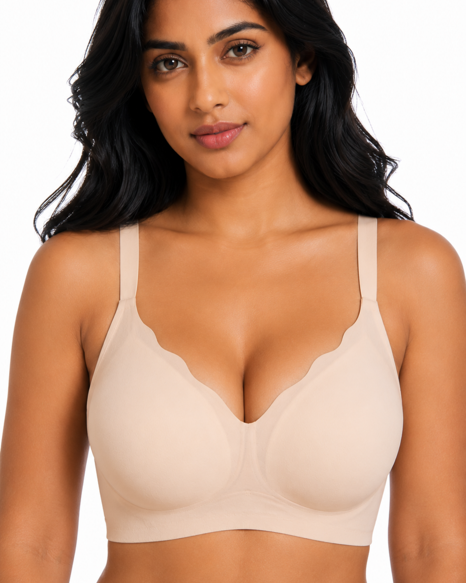 Emily – Seamless Wireless All Day Bra in Soft Pink