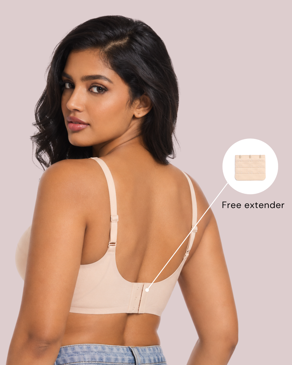 Emily – Seamless Wireless All Day Bra in Soft Pink