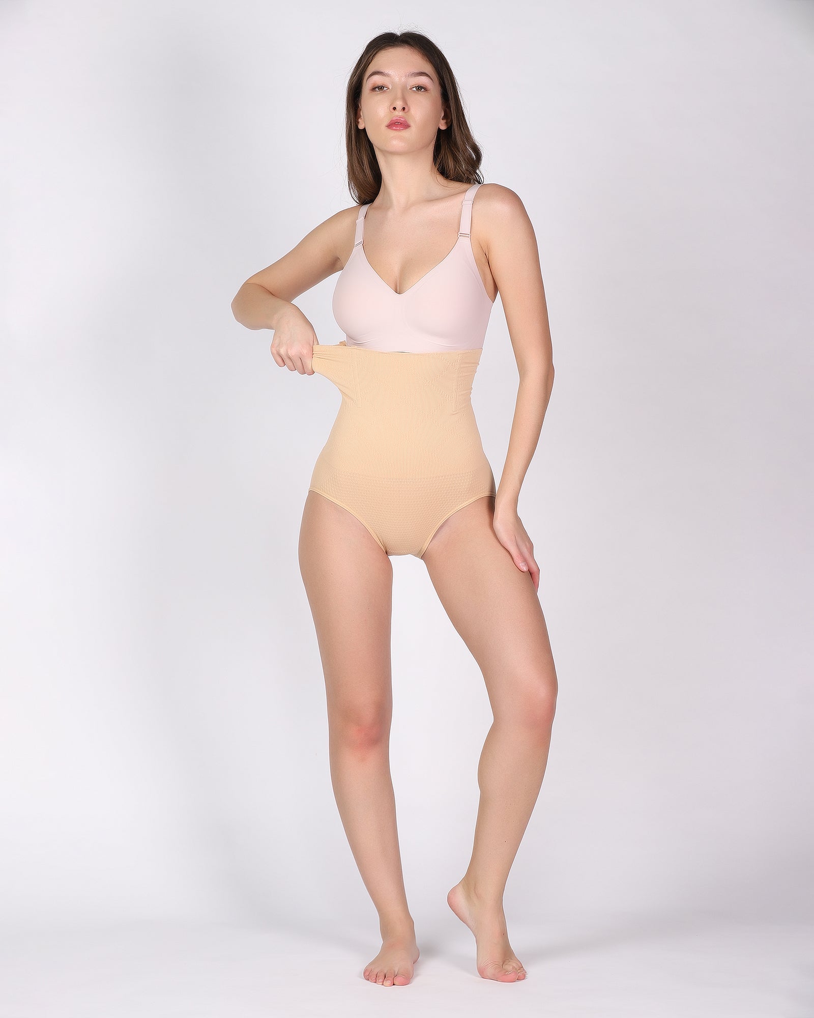 Kimmi – High-Waist Sculpting Shapewear in Beige