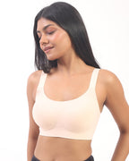 Luna – Wireless Full Coverage Everyday Bra in Beige