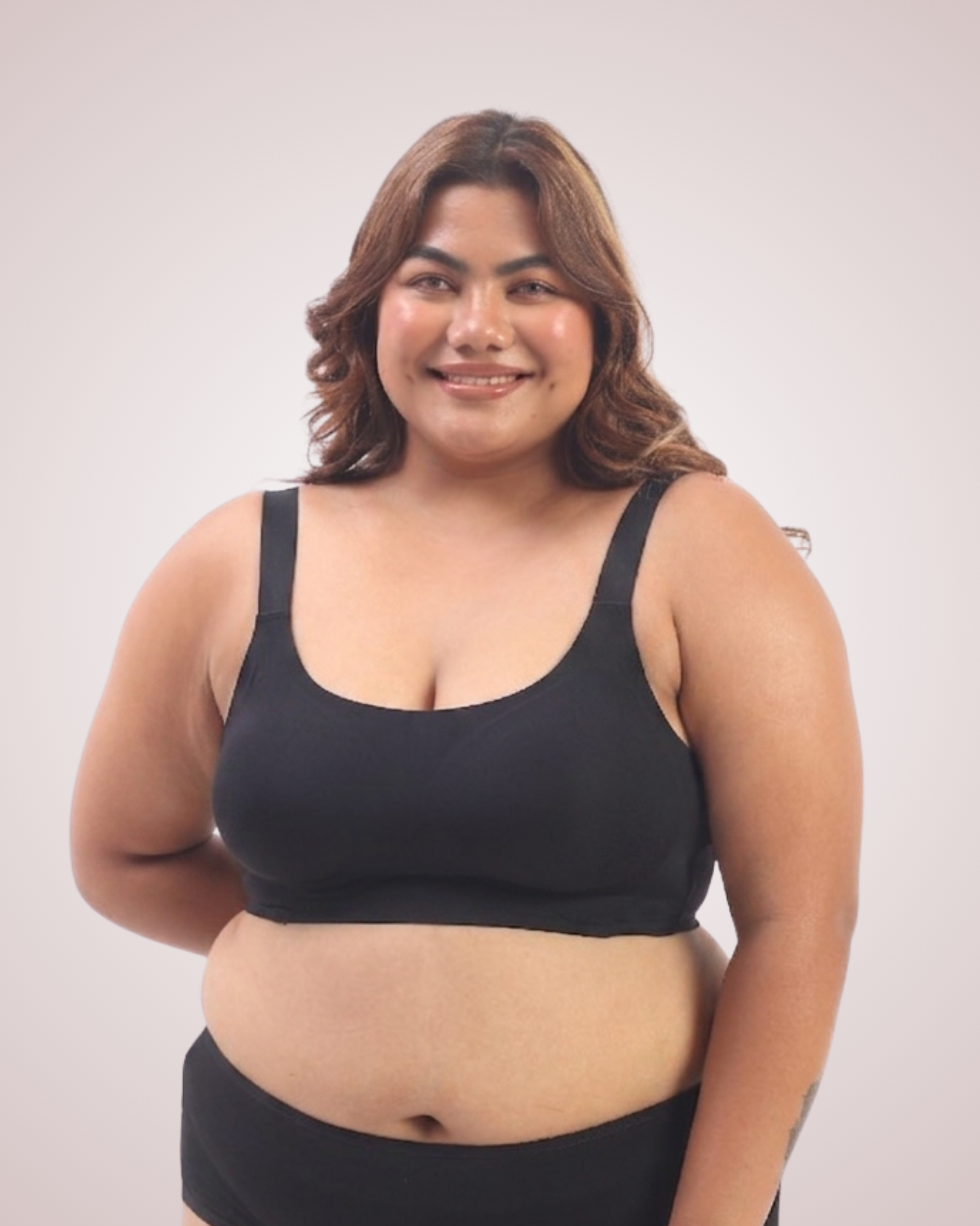 Luna – Wireless Full Coverage Everyday Bra in Black