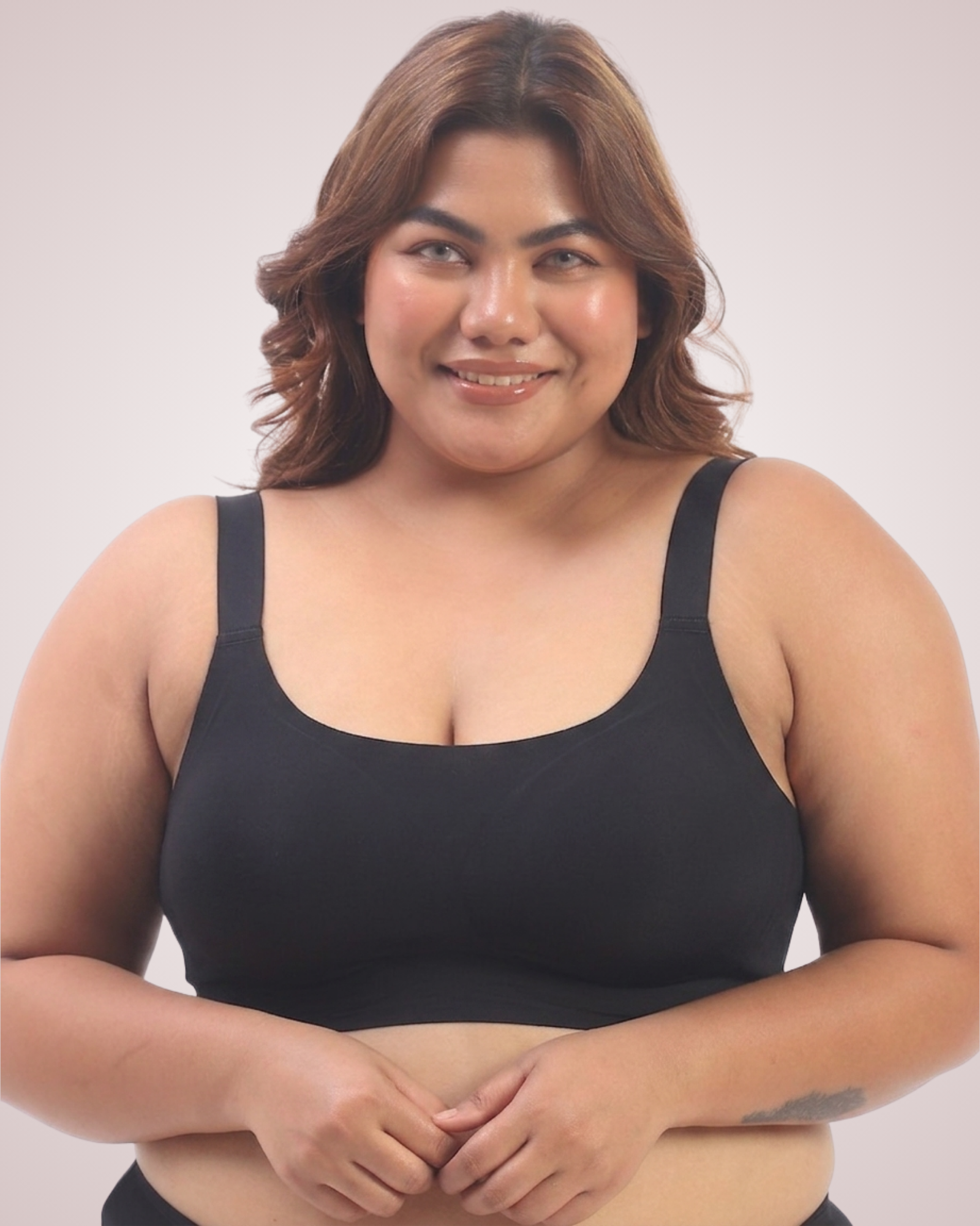 Luna – Wireless Full Coverage Everyday Bra in Black