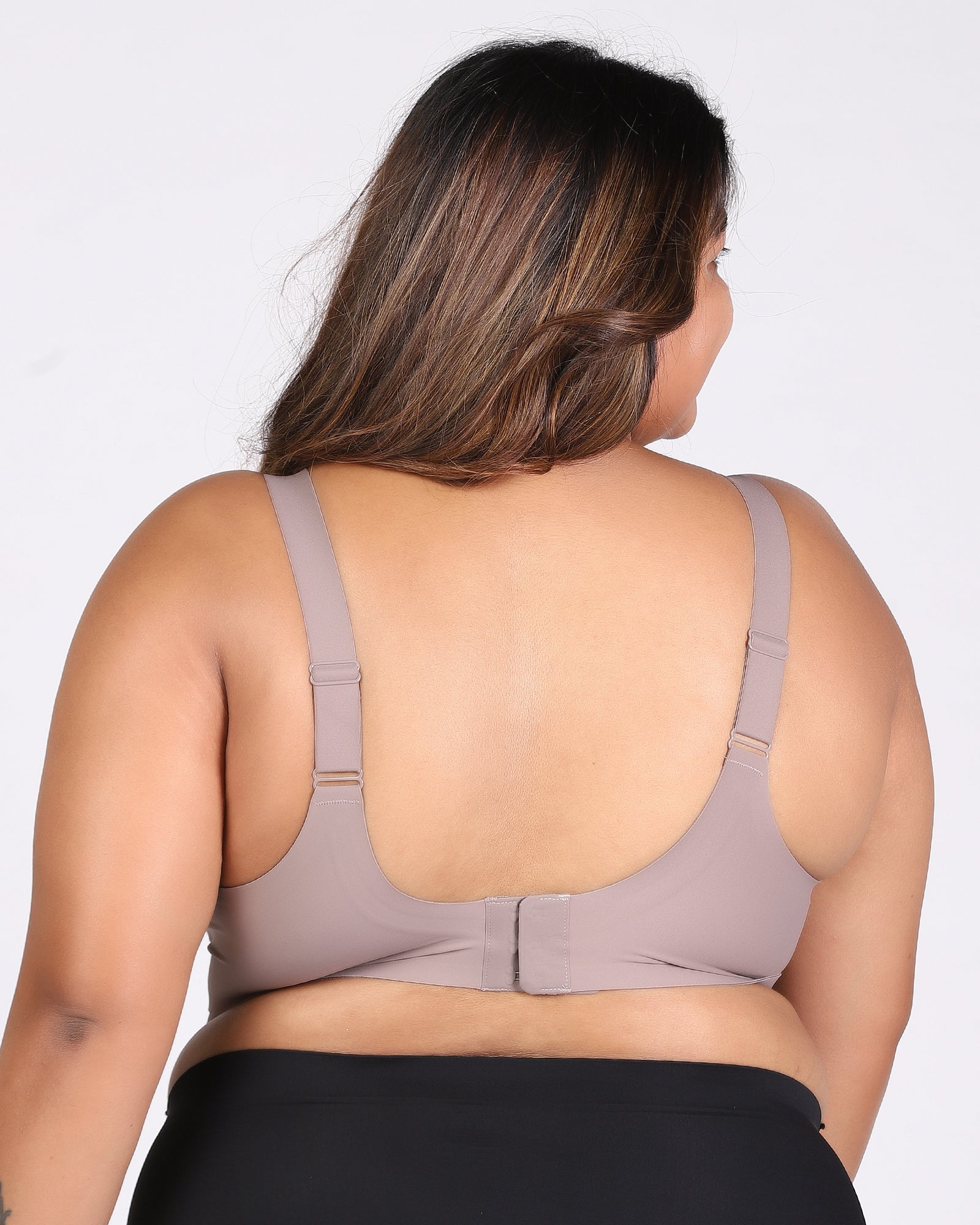 Nora – Wireless Gray Bra for Everyday Support