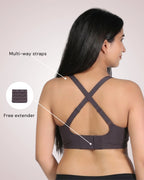 Sofia – Carbon Seamless Wireless All Day Bra