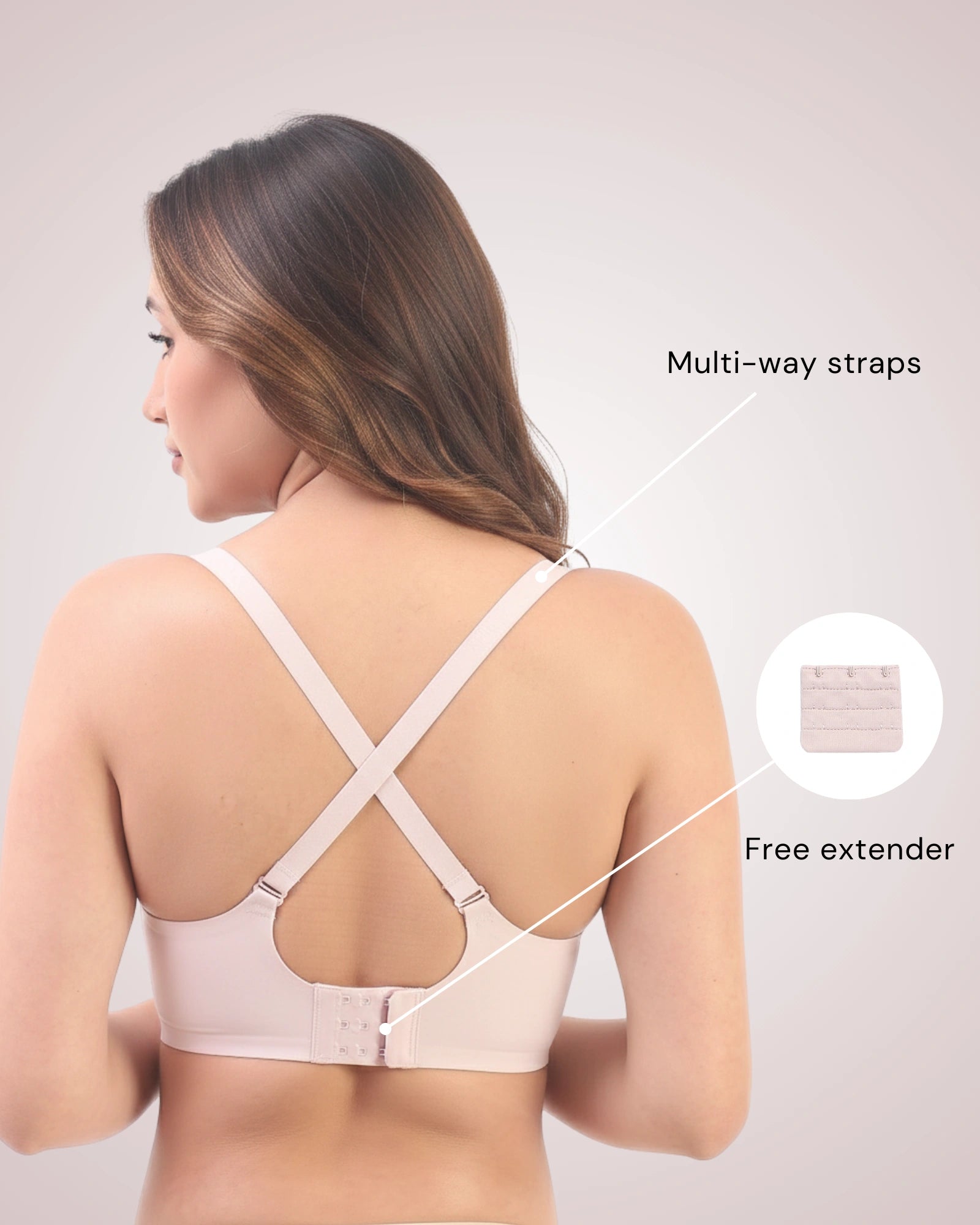 Sofia- Pink Seamless Wireless All Day Bra