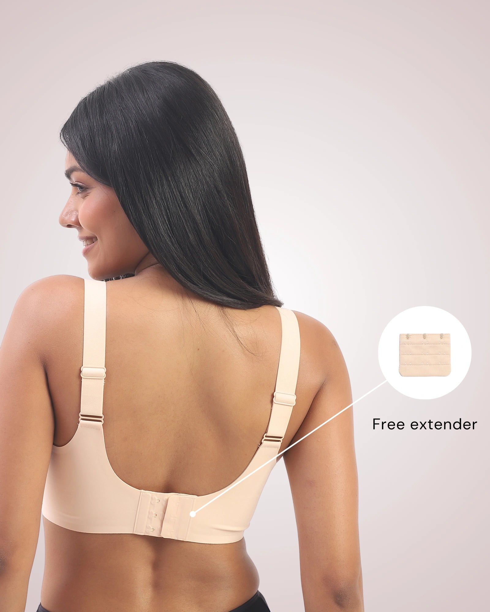 Luna – Wireless Full Coverage Everyday Bra in Beige