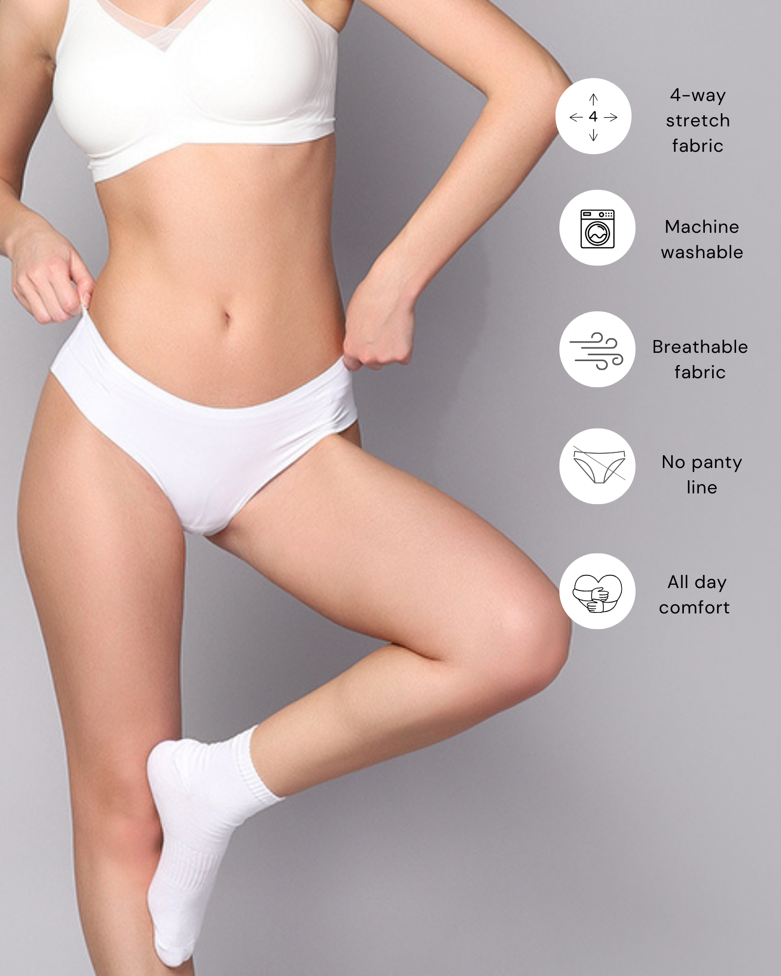 InvisiAir No Show Everyday Low Waist Brazilian Brief