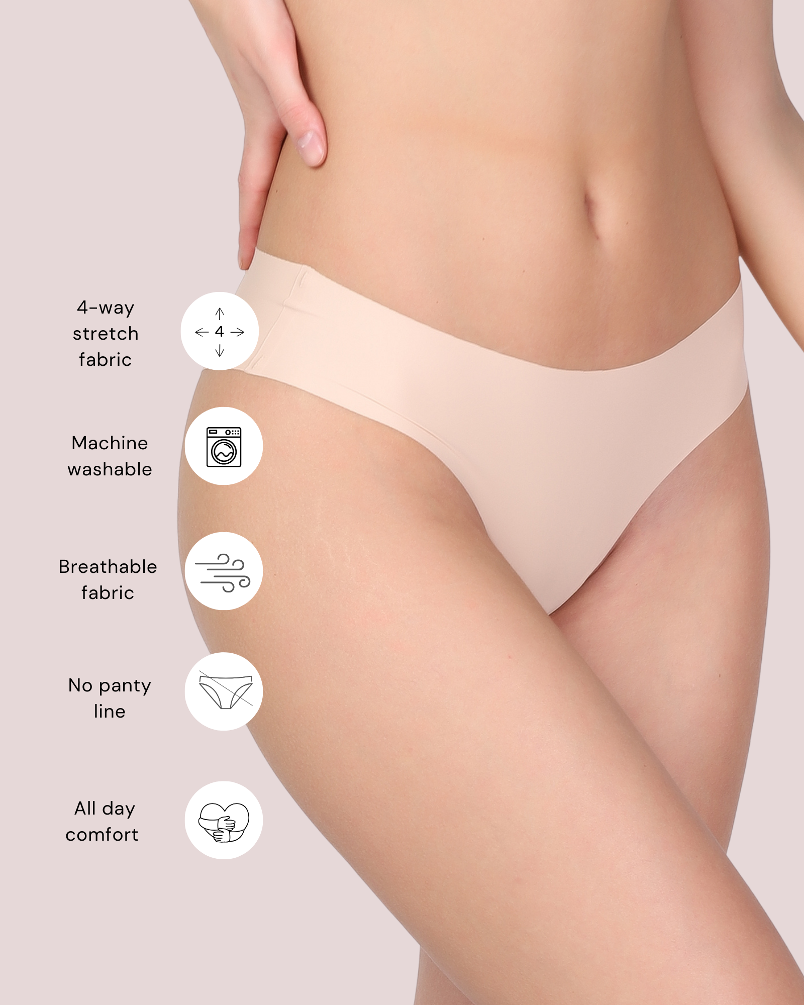 InvisiAir No Show Everyday Low Waist Bikini