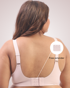 Bello – Wireless Pink Bra for Everyday Comfort