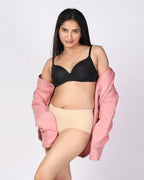 Nina – Padded Underwired T-shirt Bra in Black