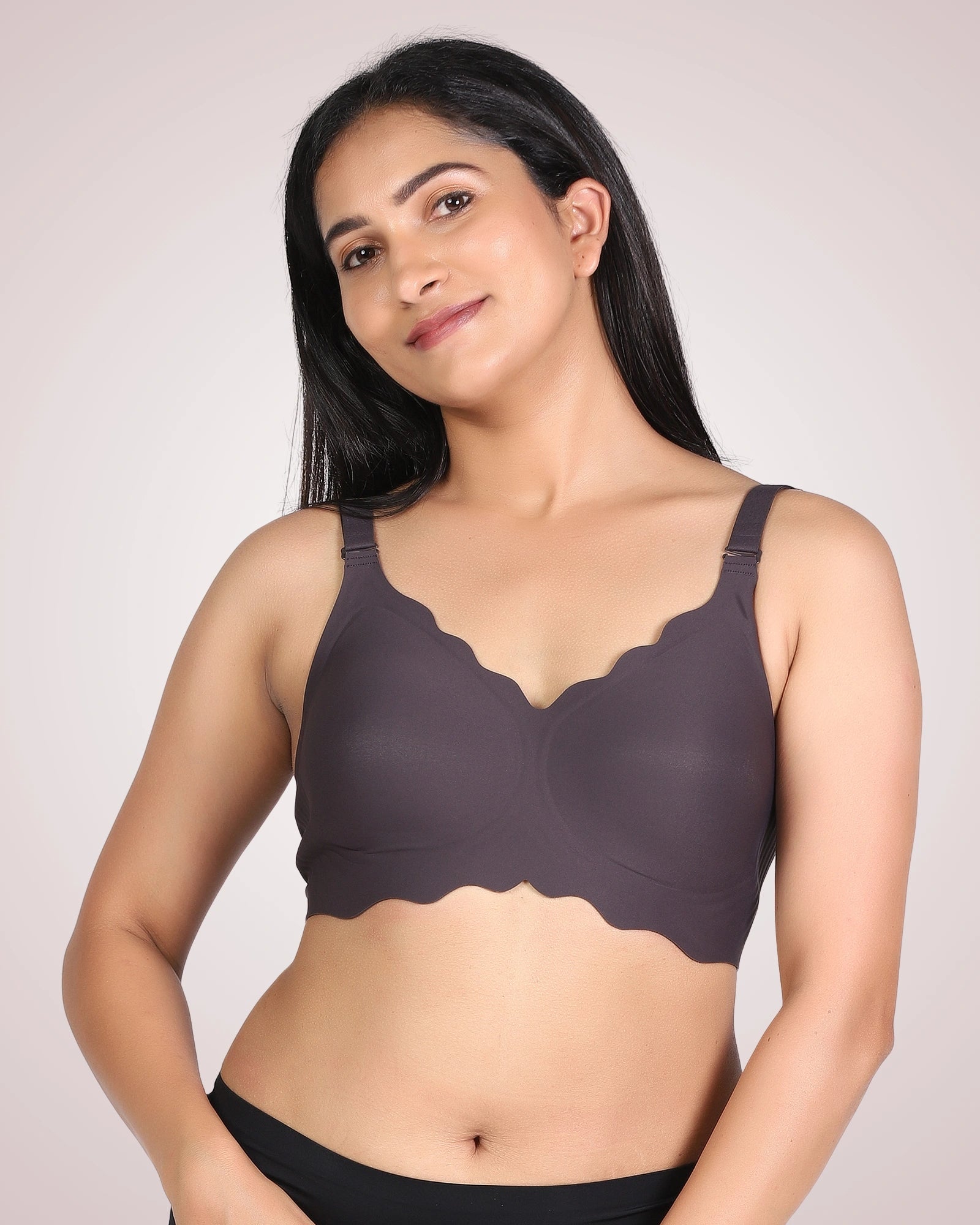 Sofia – Carbon Seamless Wireless All Day Bra