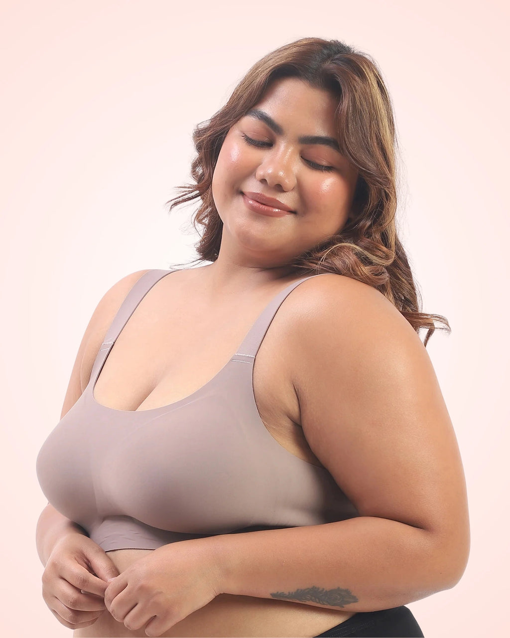 Luna – Wireless Full Coverage Everyday Bra in Gray