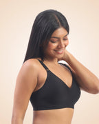 Vera – Black Wireless Everyday Lift Bra