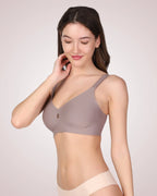 Zia – Gray Seamless Wireless All Day Bra