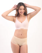 Sofia- Pink Seamless Wireless All Day Bra