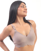 Sofia – Gray Seamless Wireless All Day Bra