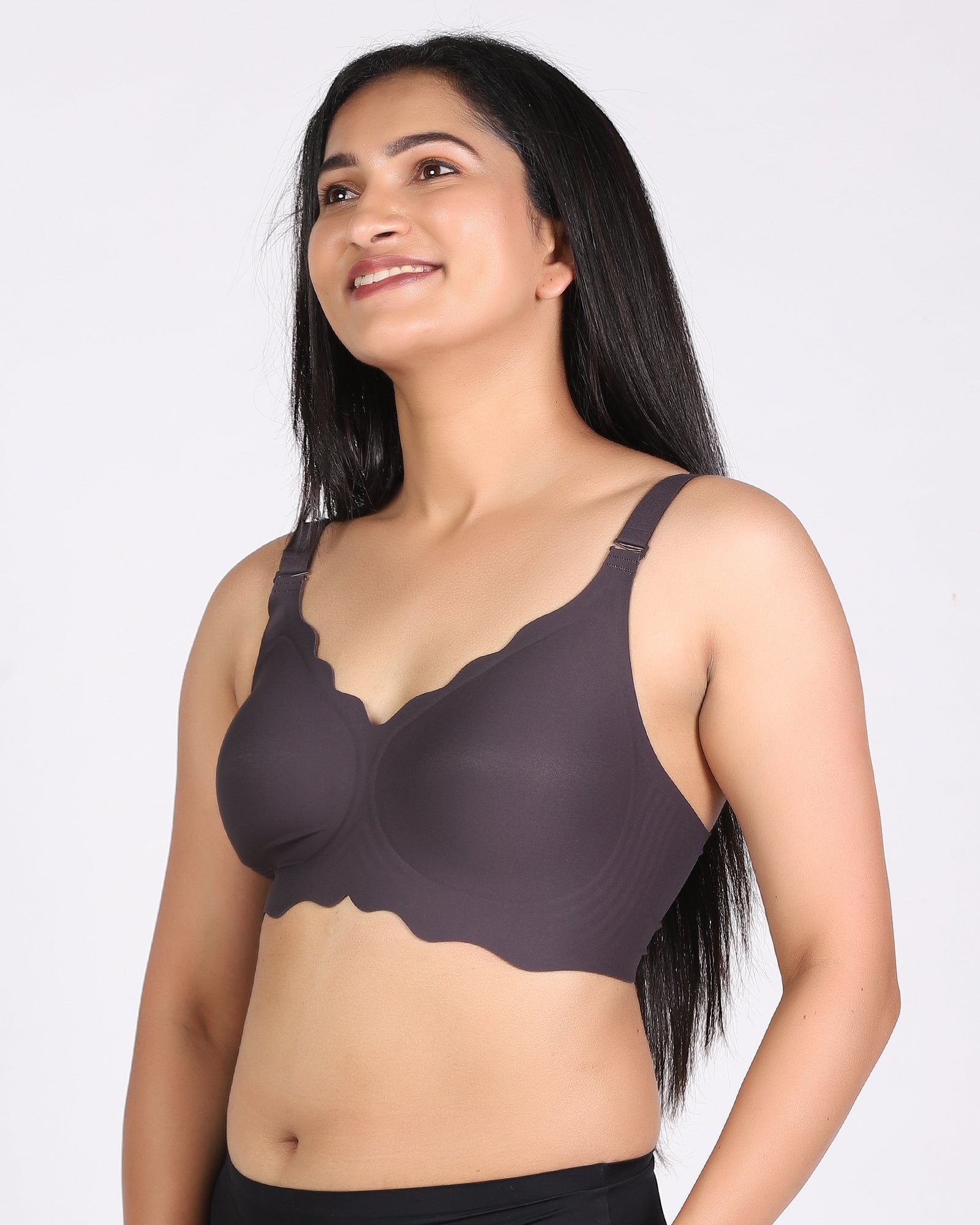 Sofia – Carbon Seamless Wireless All Day Bra