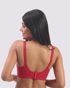 Vera – Red Wireless Everyday Lift Bra
