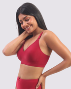 Vera – Red Wireless Everyday Lift Bra